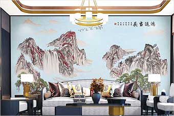 葫芦岛森佰汇航空纤维墙咔（鸿运当头）